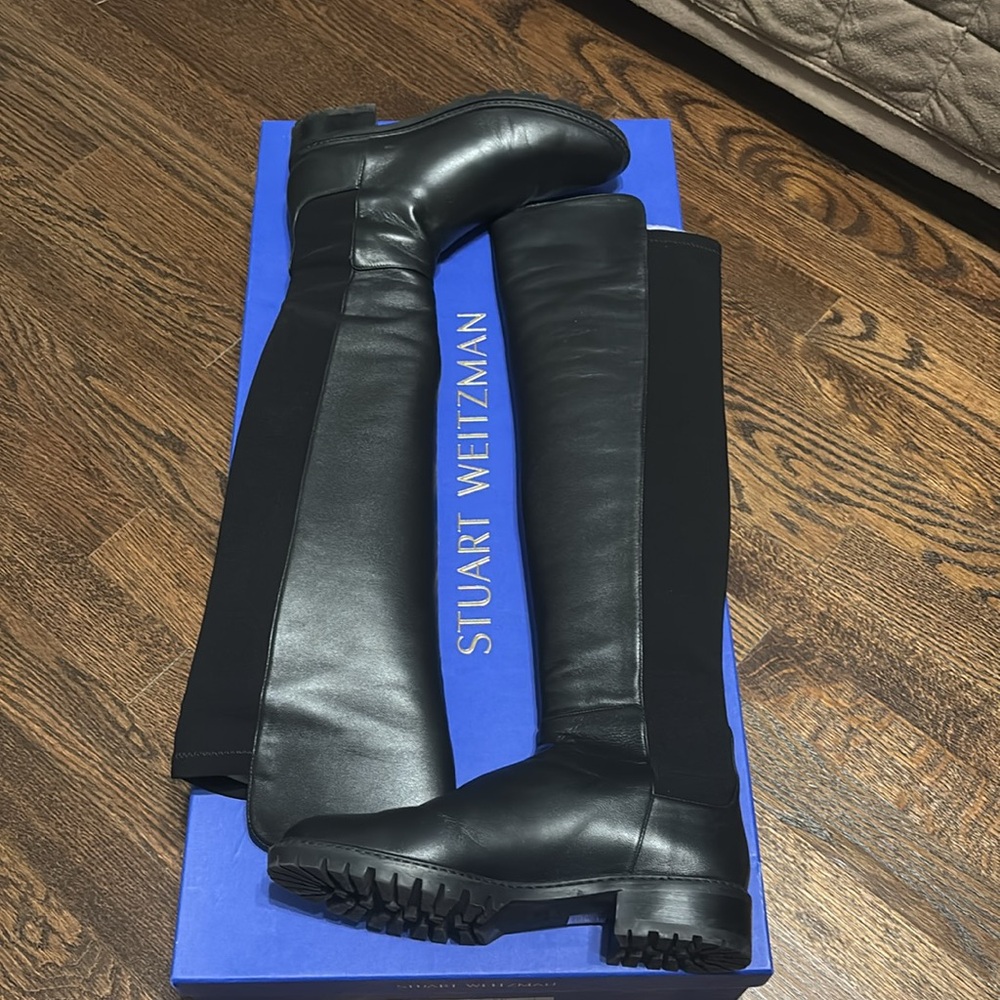 Stuart Weitzman 5050 Over The Knee Boots Size 6.5 - Picture 2 of 7